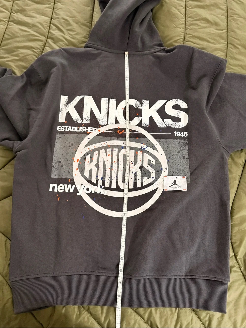 Nike Jordan Flight x NBA New York Knicks Faded Black Hoodie